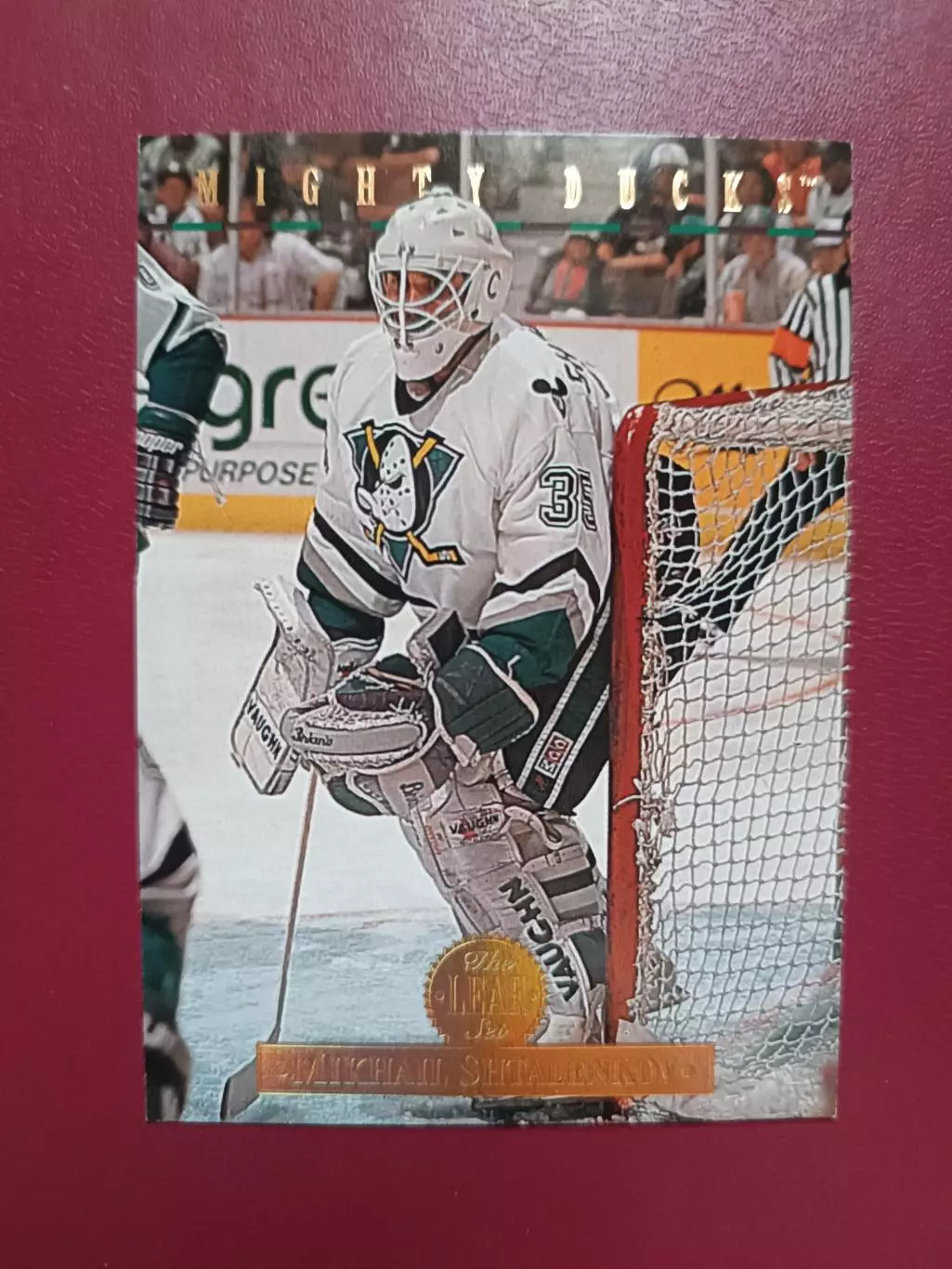карточка НХЛ Михаил Шталенков leaf 1994 г.