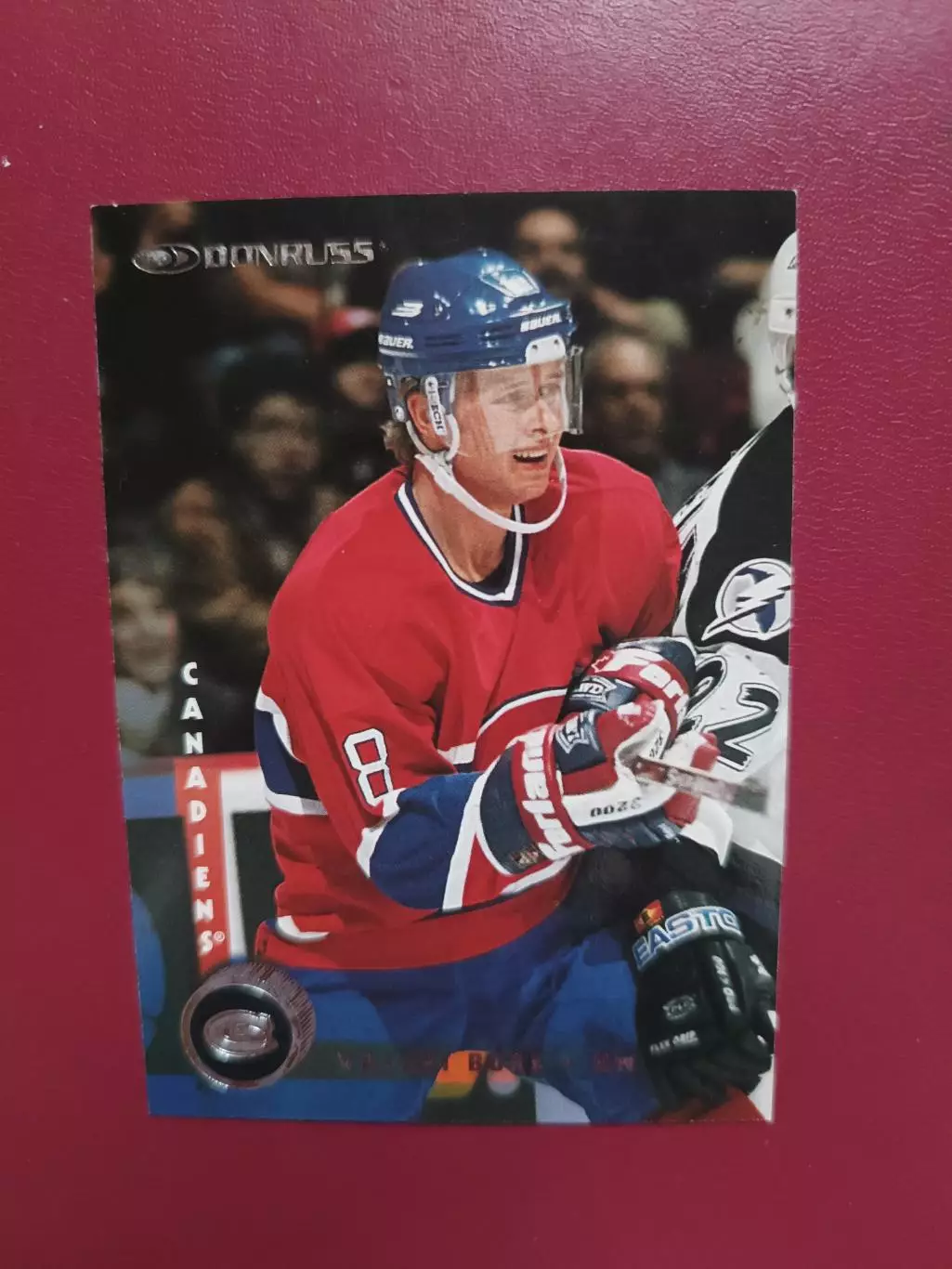 карточка НХЛ Валерий Буре donruss 1997 г.