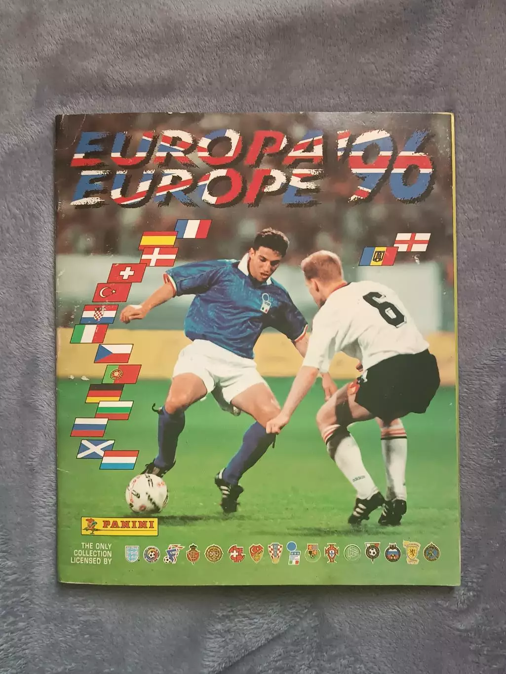Альбом для наклеек евро 1996, Панини