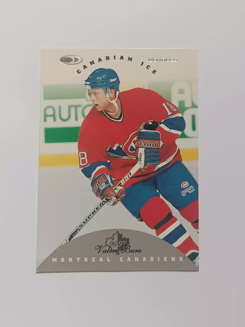 карточка НХЛ Валерий Буре donruss 1996 г.