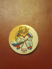 Знак молодёжный чемпионат мира по хоккею 2001 г.