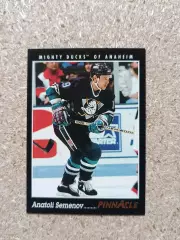 карточка НХЛ Анатолий Семёнов Pinnacle 1994 г.