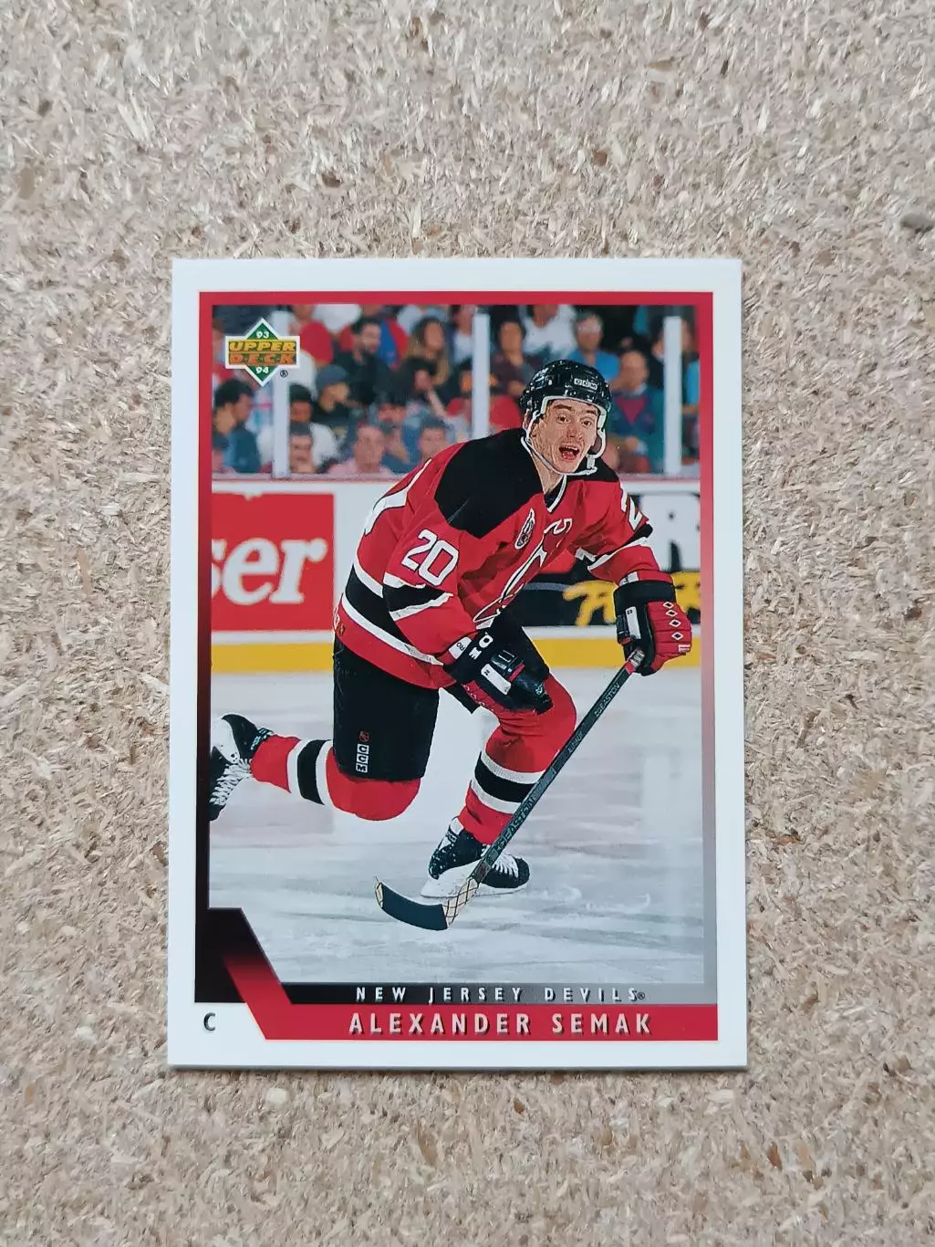 карточка НХЛ Александр Семак Upper deck 1993-94 г.