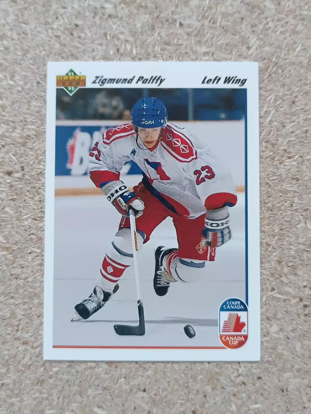 карточка НХЛ Zigmund Palffy Upper deck 1991 г.