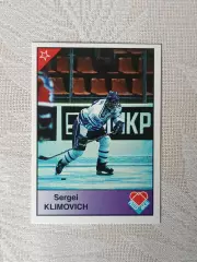хоккейная карточка Сергей Климович серия red ace 1992 г.