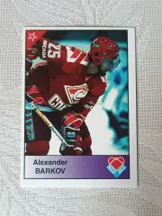 хоккейная карточка Александр Барков серия red ace 1992 г.