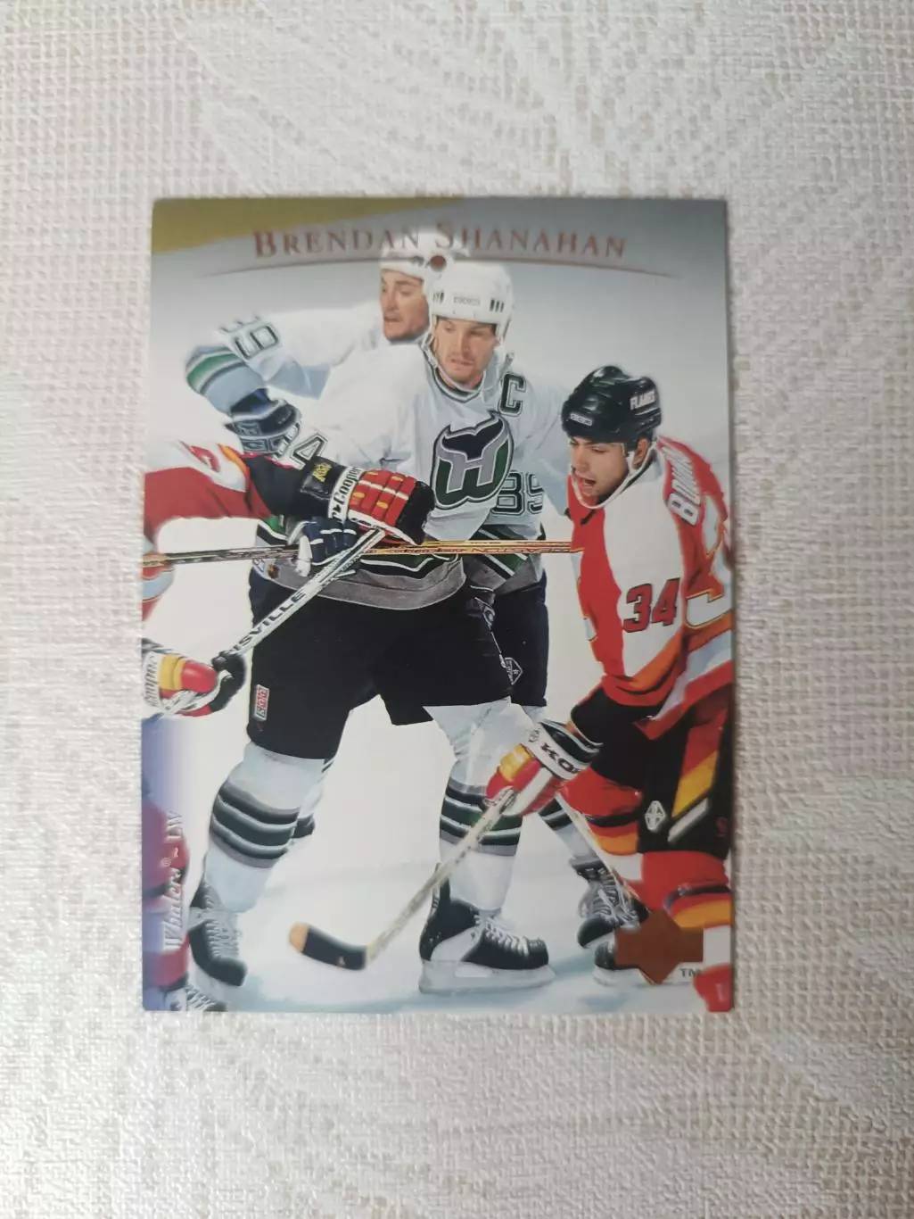 карточка НХЛ Brendan Shanahan Upper deck 1995 г. номер 184