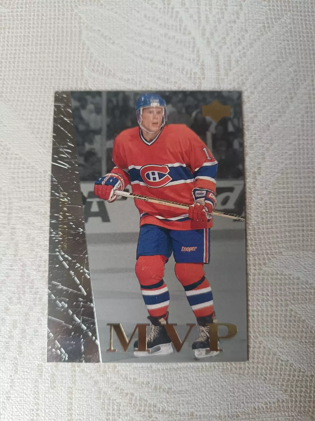 карточка НХЛ Saku Koivu Upper deck 1996 г. номер UD38