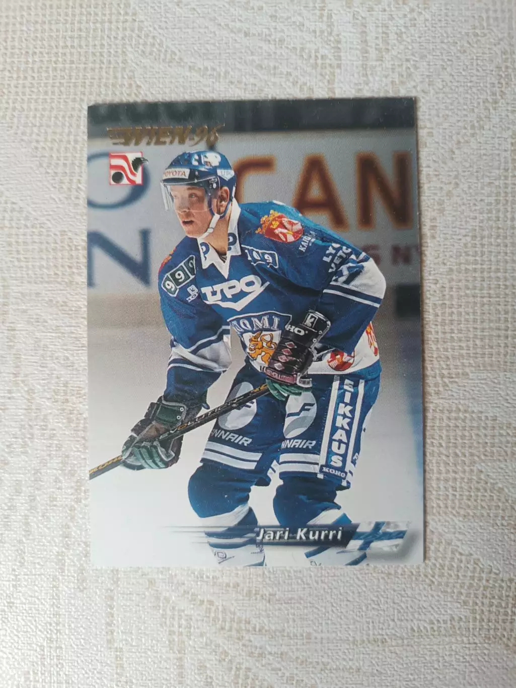 карточка НХЛ Jari Kurri Semic collection1996 г. номер 24