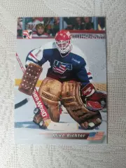 карточка НХЛ Mike Richter Semic collection1996 г. номер 158