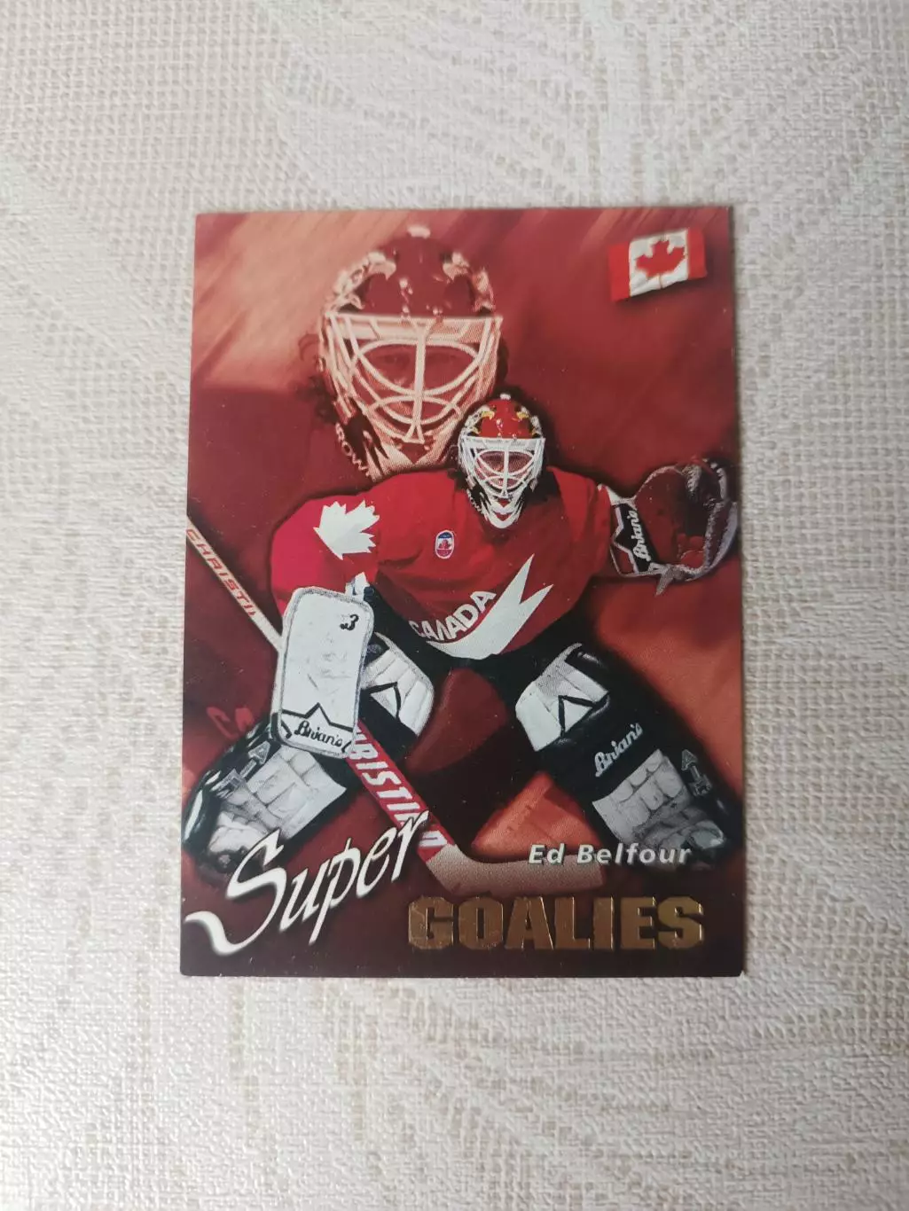карточка НХЛ Ed Belfour Semic collection1996 г. номер SG 2/9