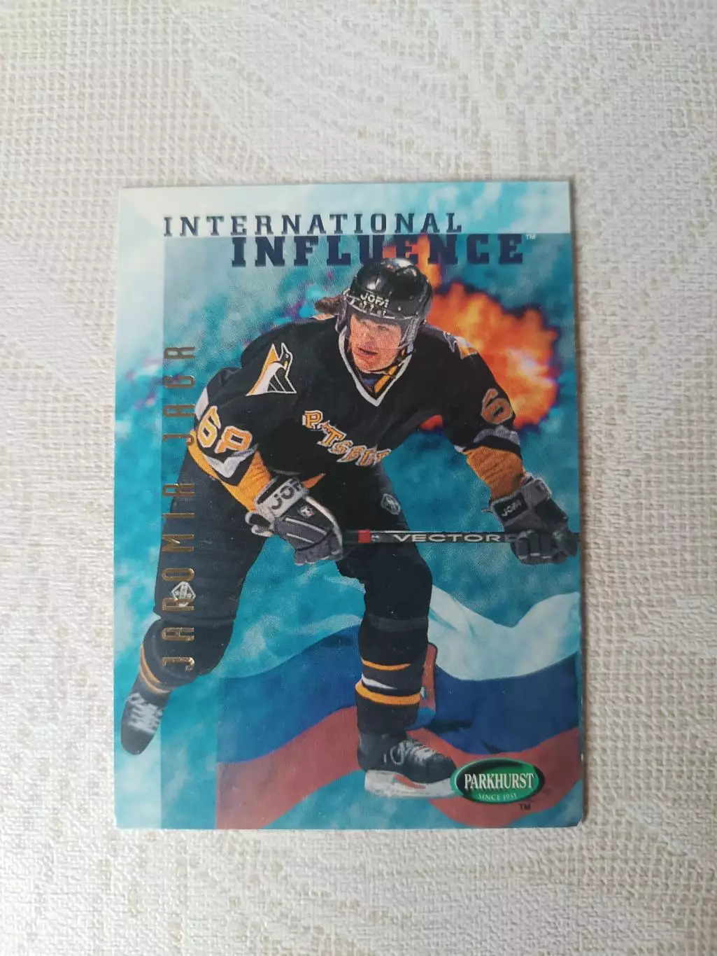 карточка НХЛ Jaromir Jagr Parkhurst 1995 г. номер 244