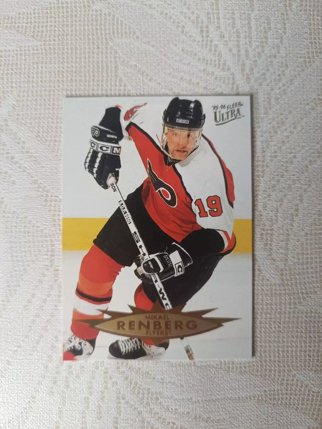 карточка НХЛ Mikael Renberg Fleer ULTRA 1995-96 г. номер 120