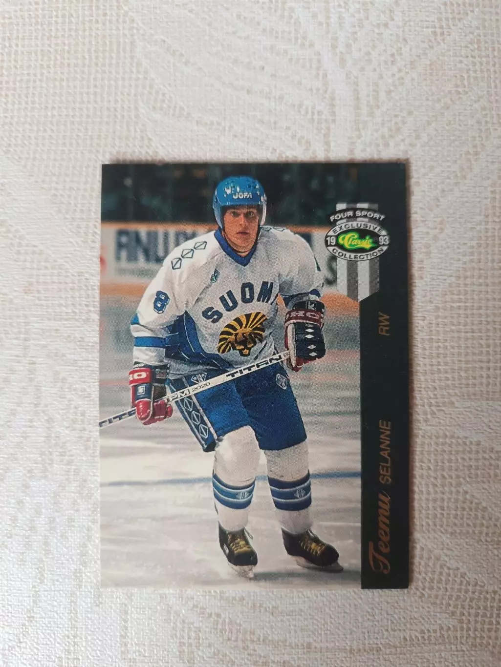 карточка НХЛ Teemu Selanne Classic 1993 г. номер 19