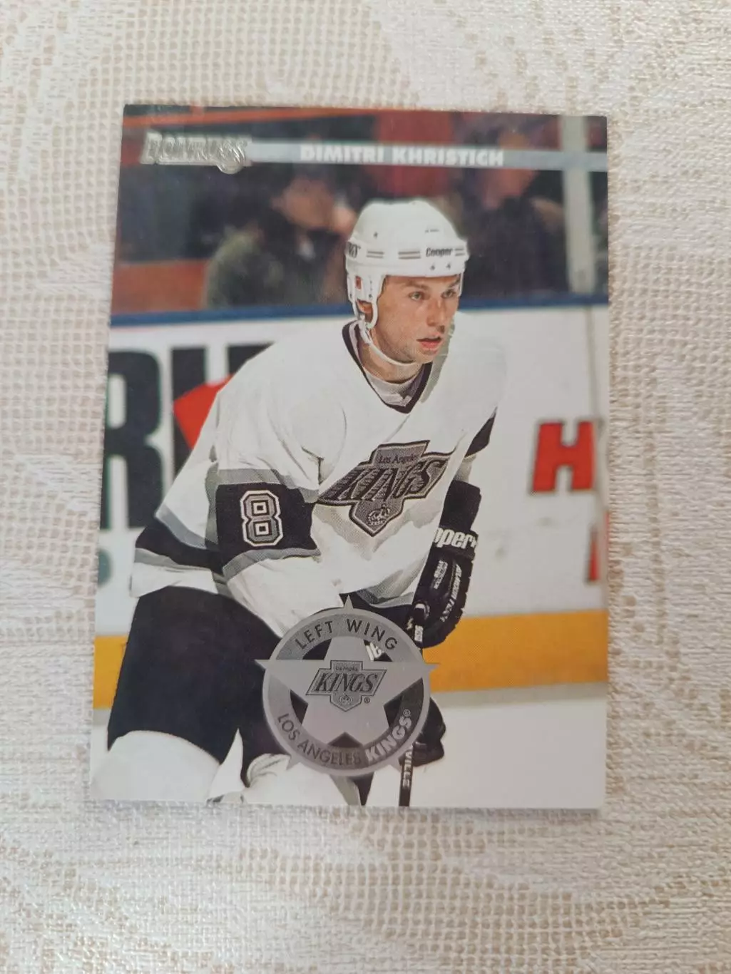 карточка НХЛ Дмитрий Христич Donruss 1996 г. номер 56