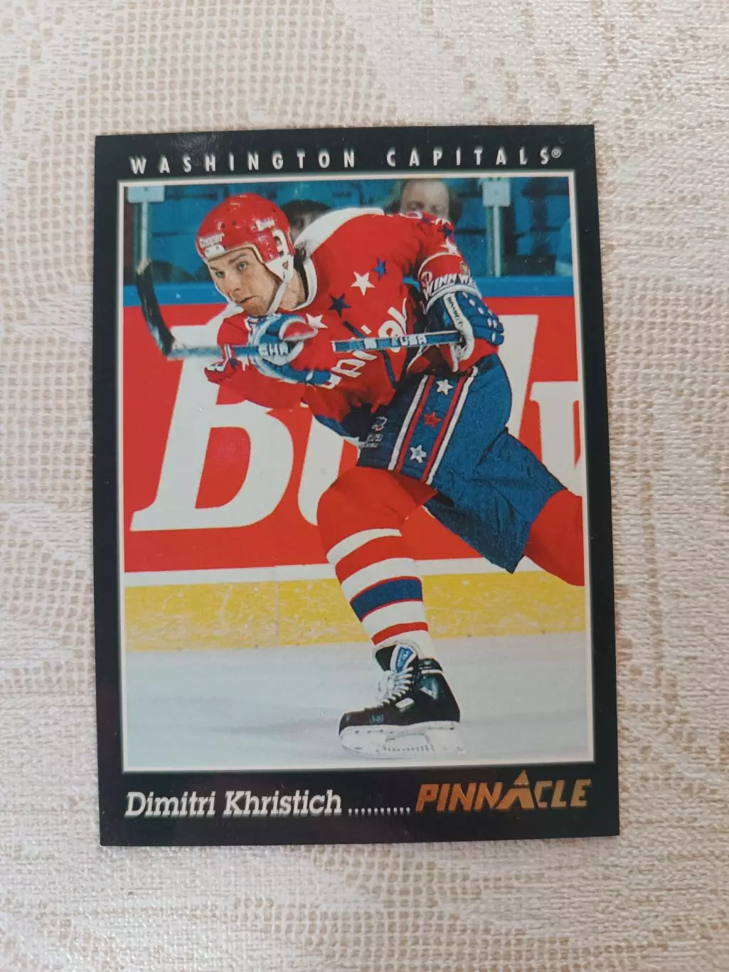 карточка НХЛ Дмитрий Христич Pinnacle 1993 г. номер 44