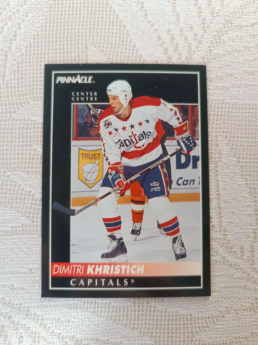 карточка НХЛ Дмитрий Христич Pinnacle 1992 г. номер 146
