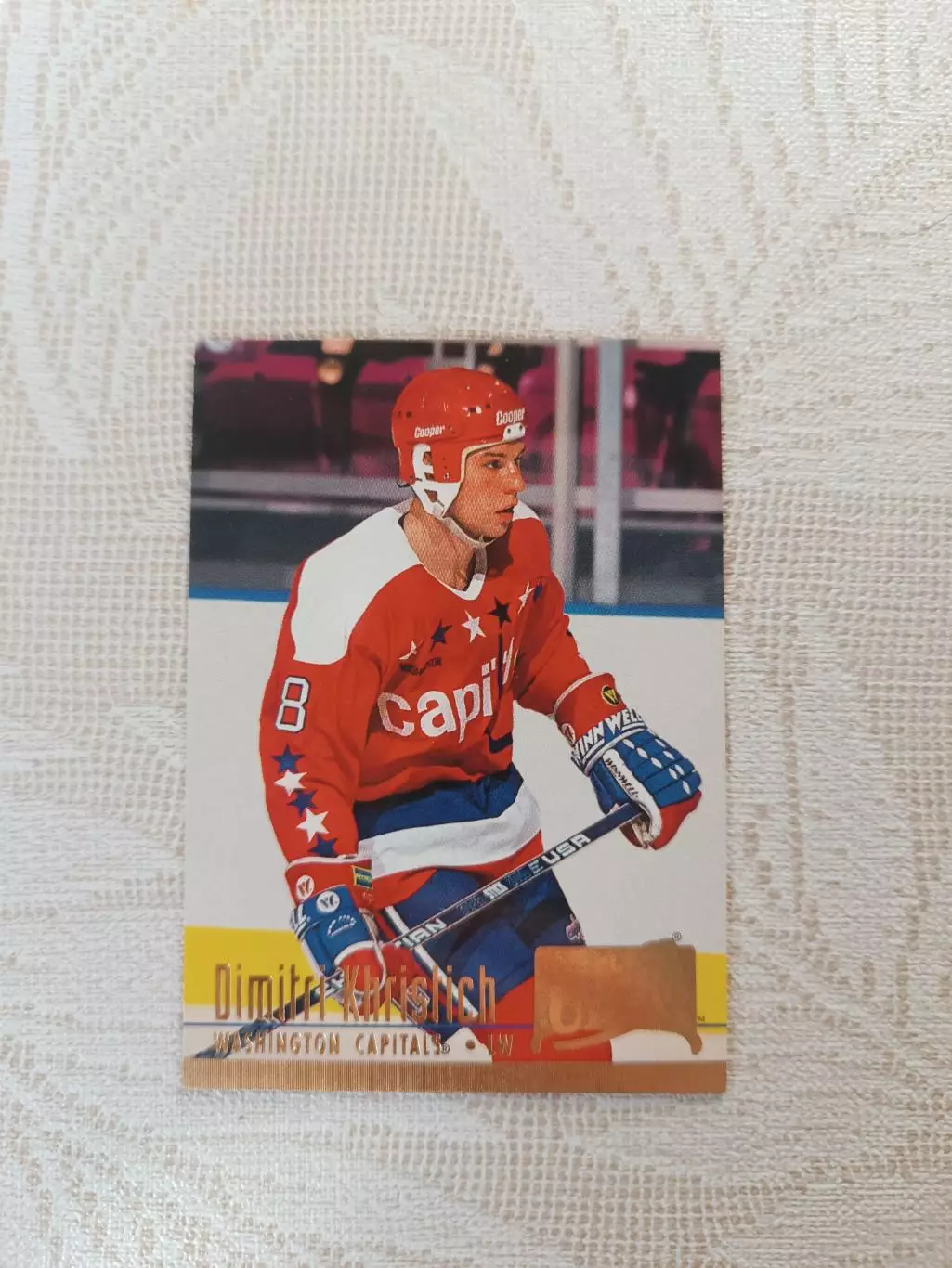 карточка НХЛ Дмитрий Христич Fleer Ultra 1994 г. номер 236