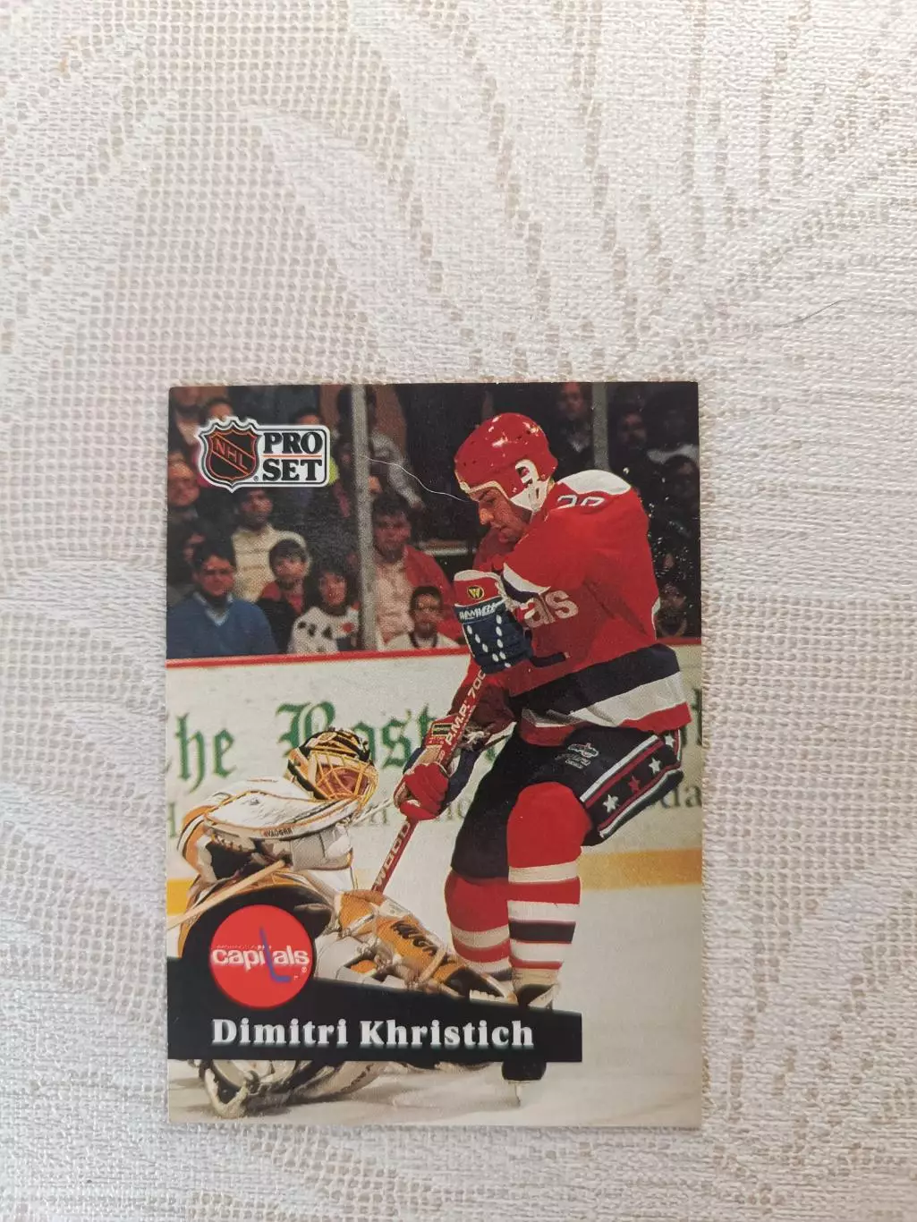 карточка НХЛ Дмитрий Христич Pro set 1991 г. номер 260
