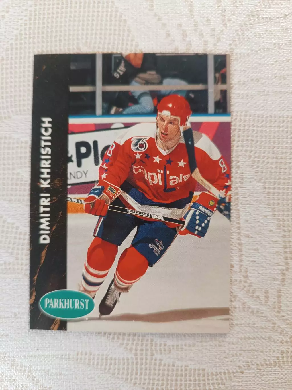 карточка НХЛ Дмитрий Христич Parkhurst 1991 г. номер 189