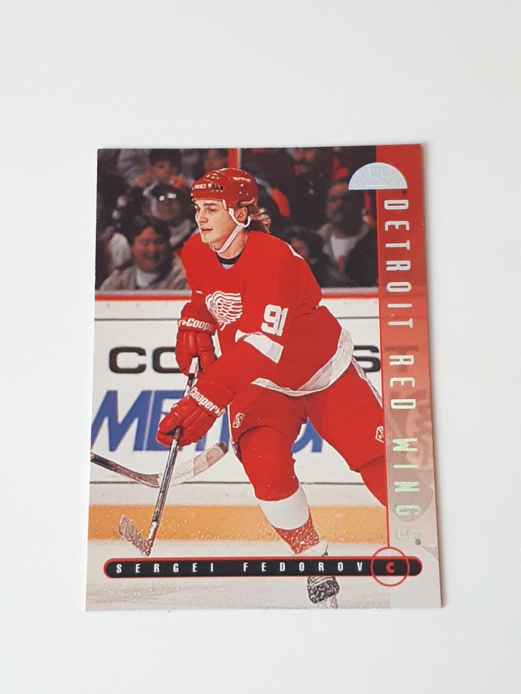 карточка НХЛ Сергей Федоров DONRUSS LEAF 95-96