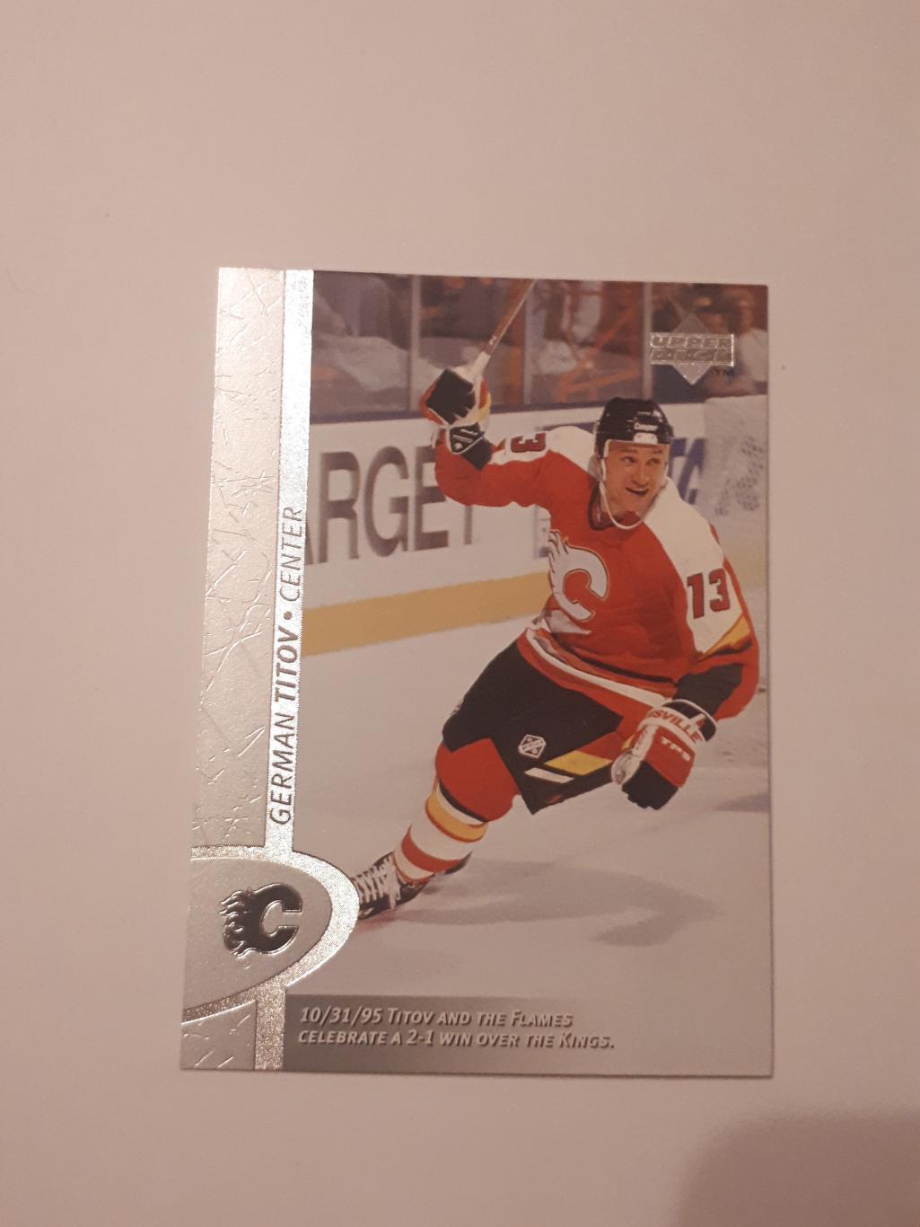 карточка НХЛ Герман Титов UPPER DECK 1997