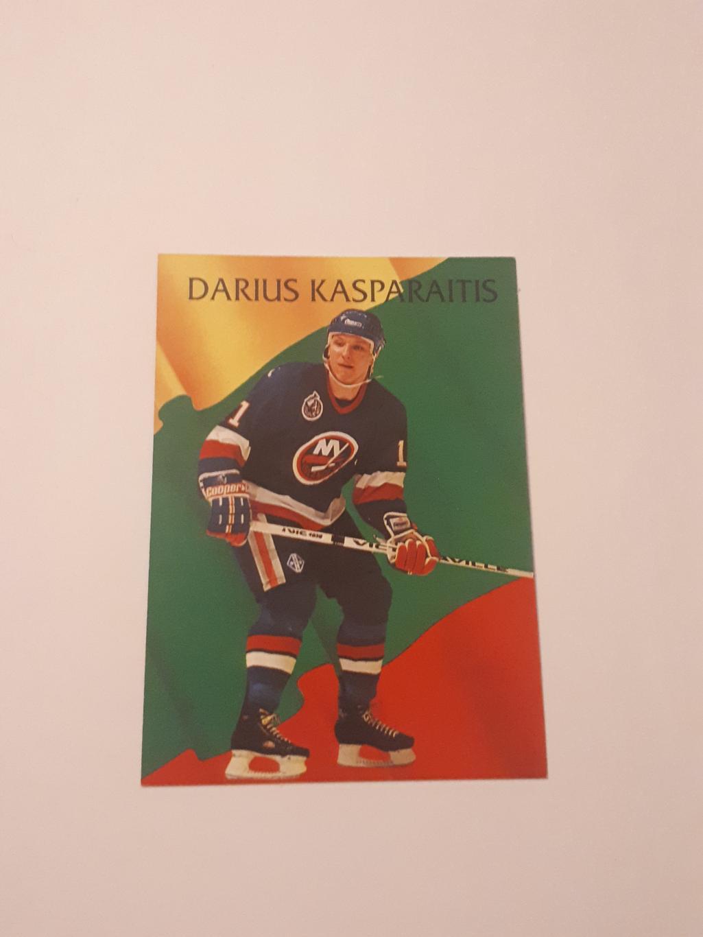 карточка НХЛ Дарюс Каспарайтис PARKHURST Pro Set 1993