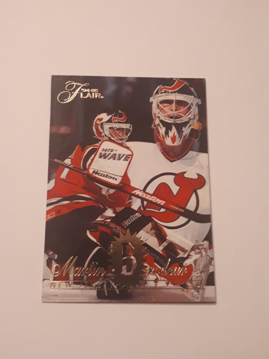 карточка НХЛ Martin Brodeur FLAIR 94-95