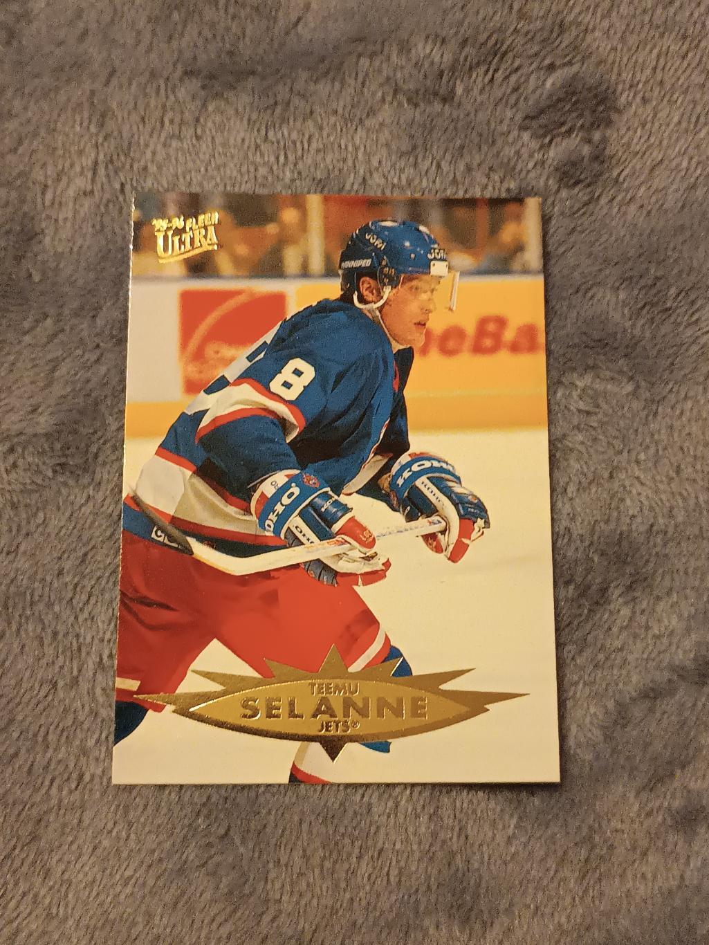 карточка нхл Teemu Selanne ultra 95-96 г.