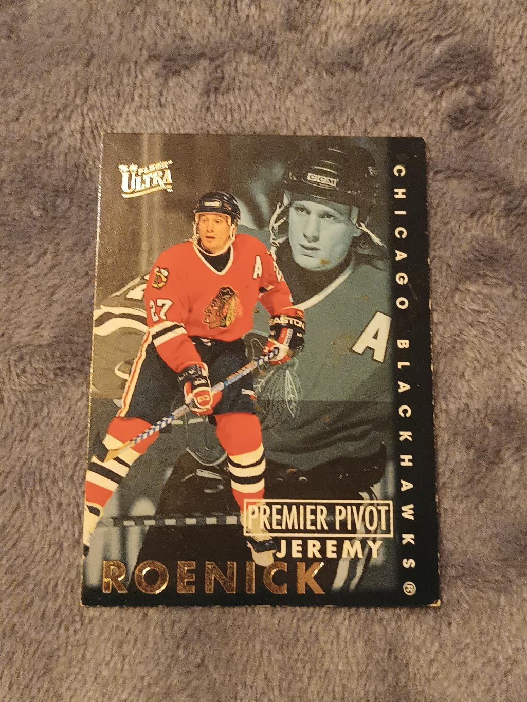 карточка нхл Jeremy Roenick ultra 95-96 г. Подсерийная