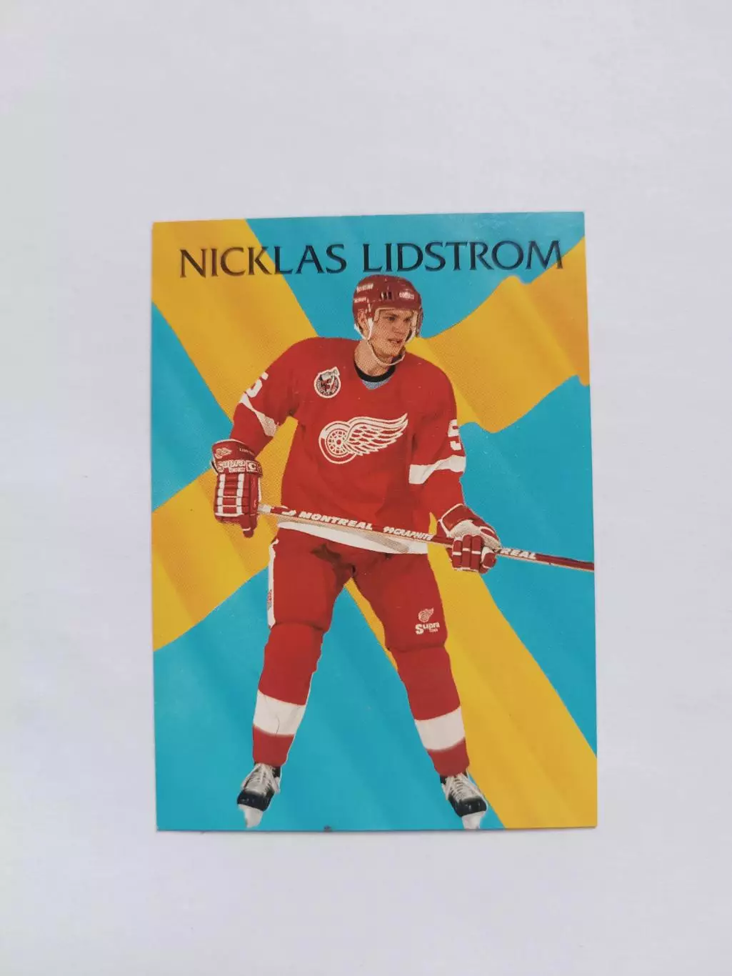 карточка НХЛ Никлас Лидстрем PARKHURST Pro Set 1993