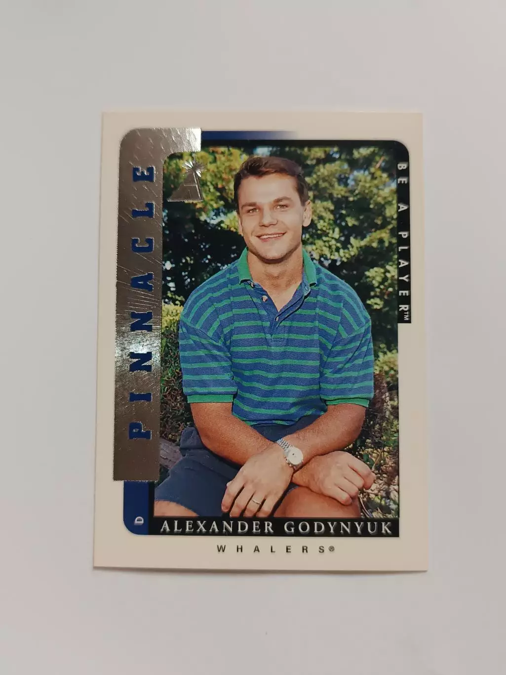 карточка НХЛ Александр Годынюк pinnacle 1997 г.