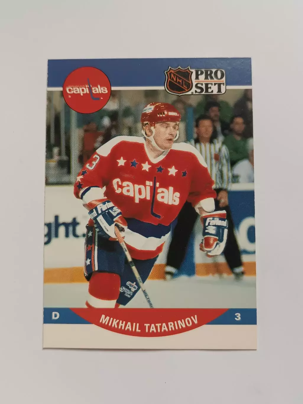 карточка НХЛ Михаил Татаринов pro set 1990 г.