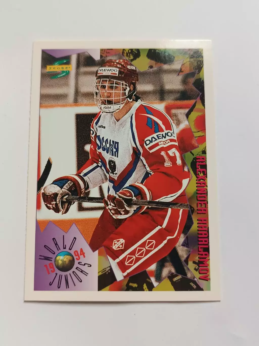 карточка НХЛ Александр Харламов score 1994 г.
