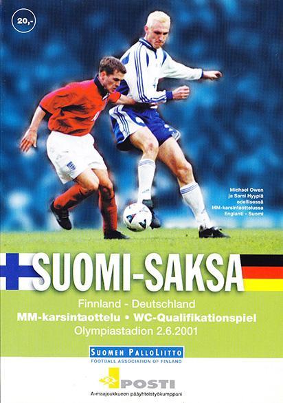 2.6.2001 Финляндия v Германия
