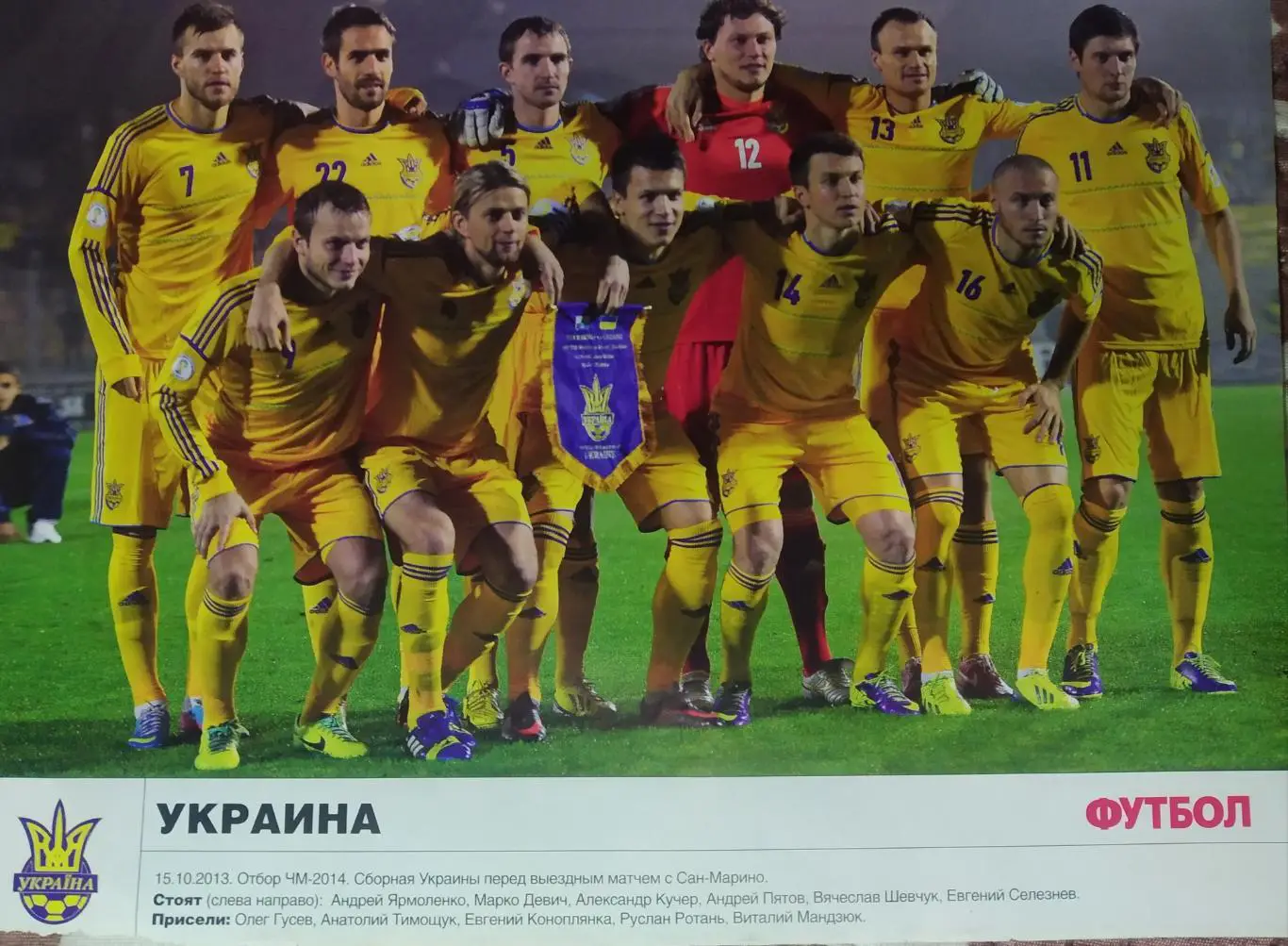 Сборная Украины