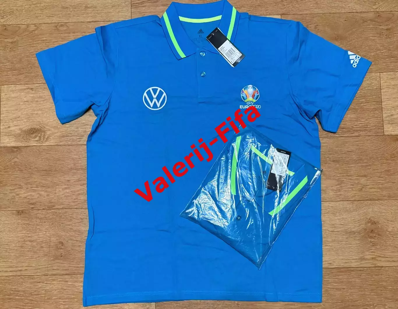 Поло мужское Adidas Евро 2020 (L, XL, XXL)