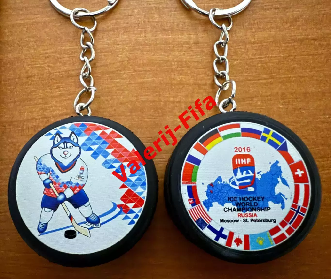 Брелок Чемпионата мира по хоккею 2016 1