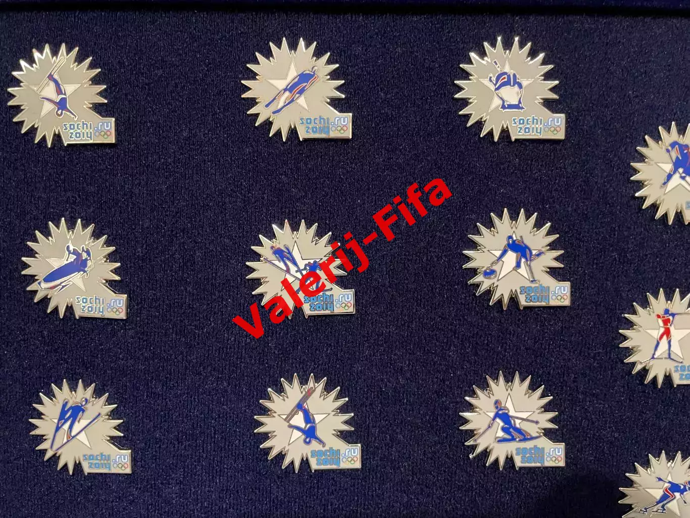 Коллекция 15 значков Олимпиада Сочи 2014. Эксклюзив 1