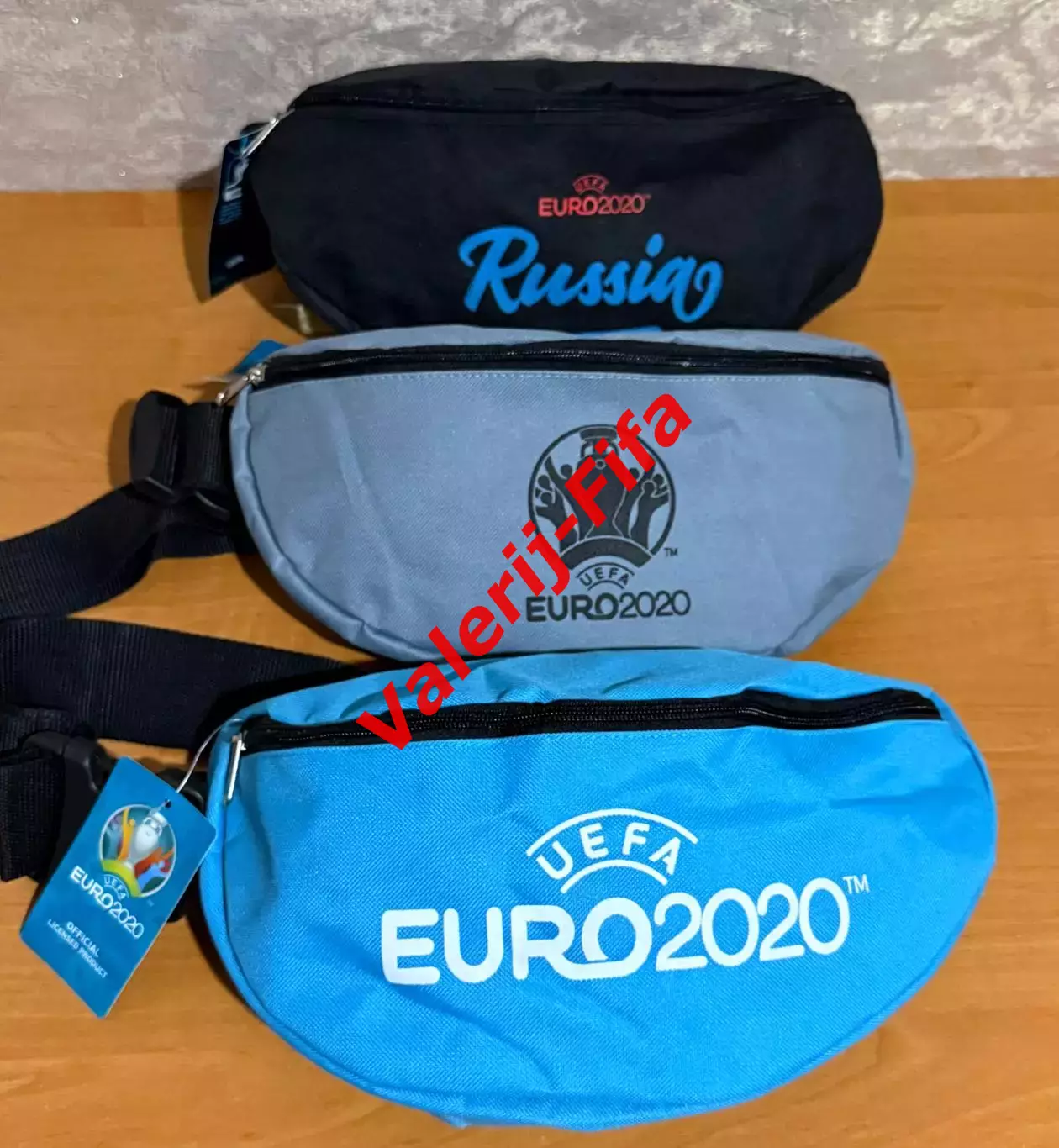 Набор 3 сумки на пояс. Евро 2020