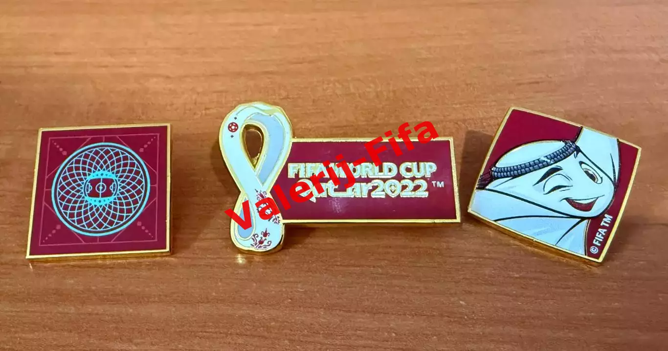 Набор 3 значка Чемпионат мира Катар 2022 4