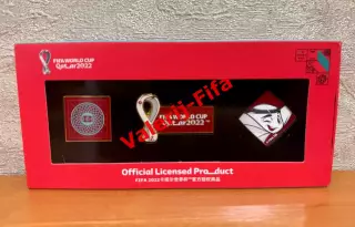 Набор 3 значка Чемпионат мира Катар 2022