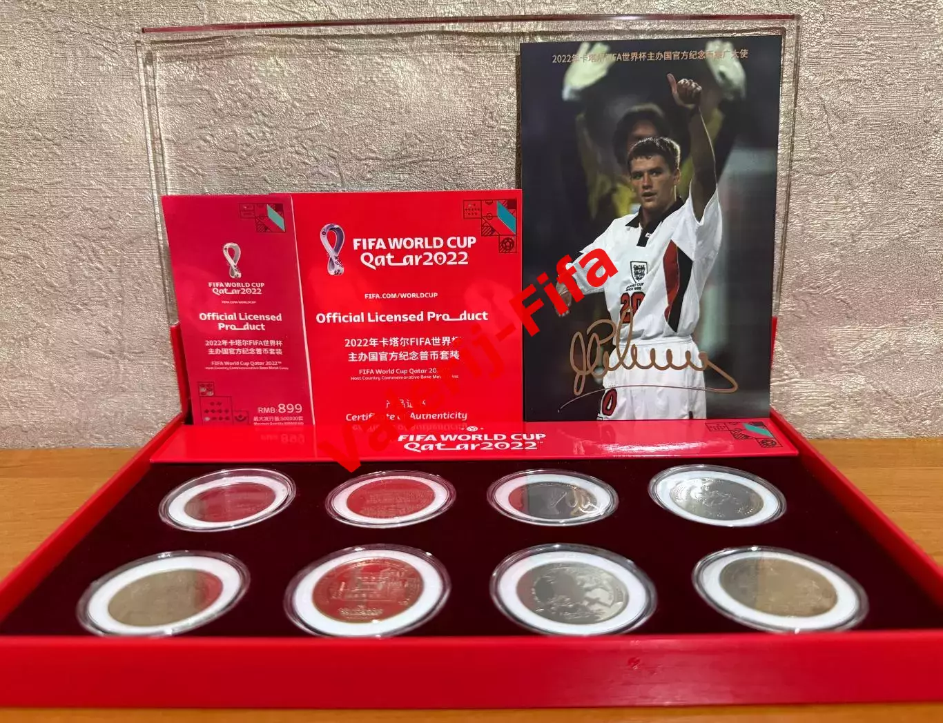 Набор из 8 медалей. Чемпионат мира Катар 2022