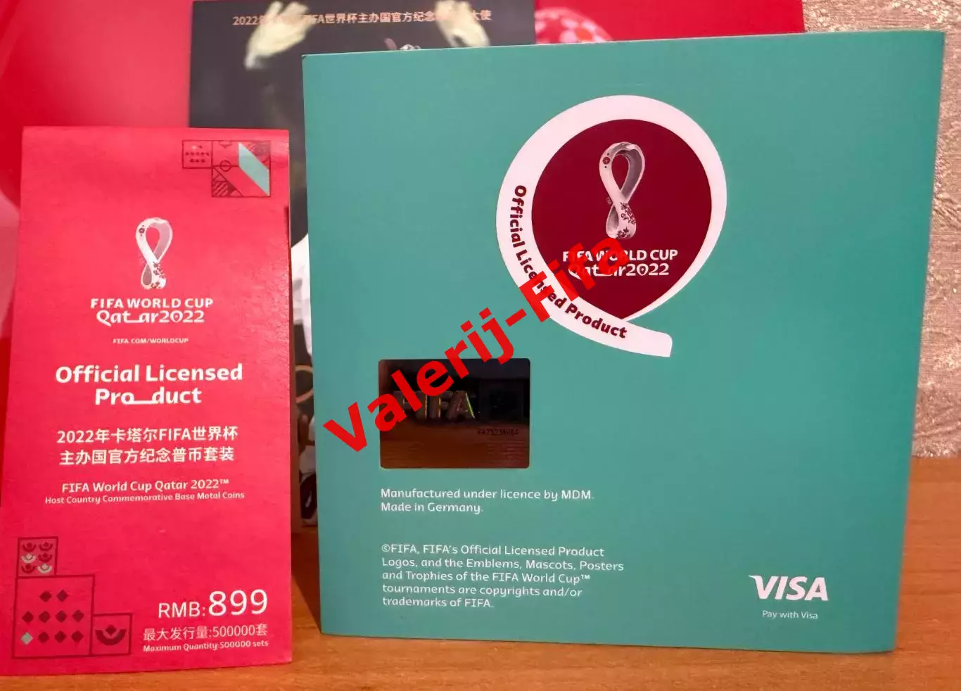 Набор из 8 медалей. Чемпионат мира Катар 2022 5