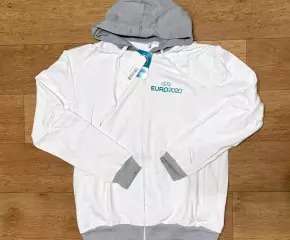 Худи мужское/женское на молнии (S, M, L, Xl, Xxl). Евро 2020