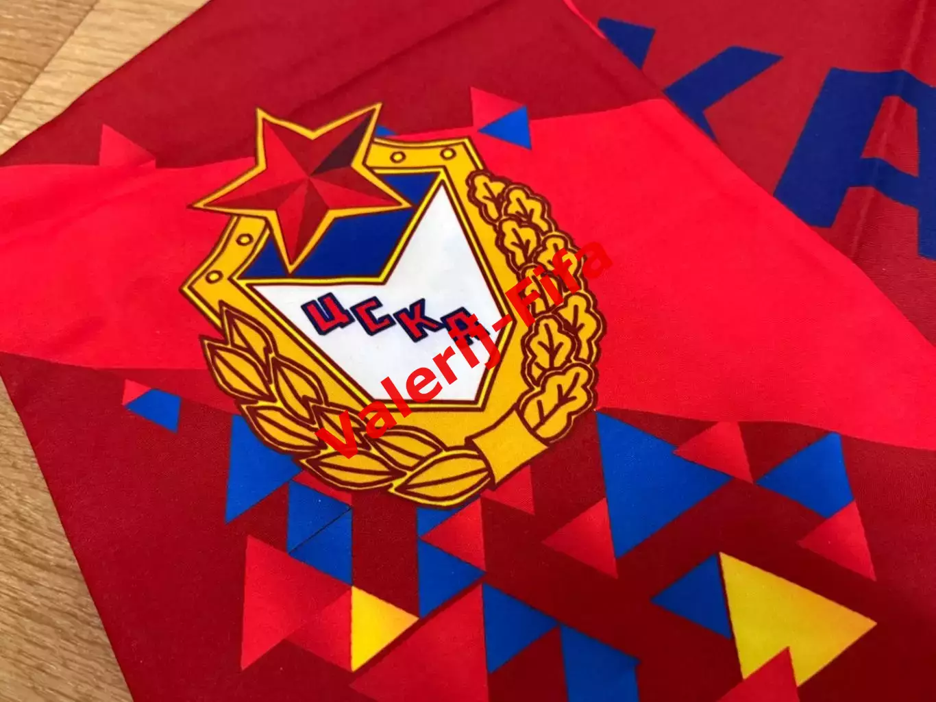 Комплект Шапка + Варежки ЦСКА 3