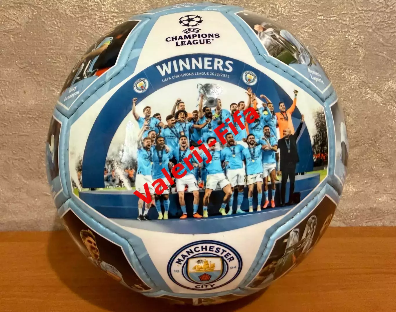 Коллекционный мяч Фк Манчестер Сити