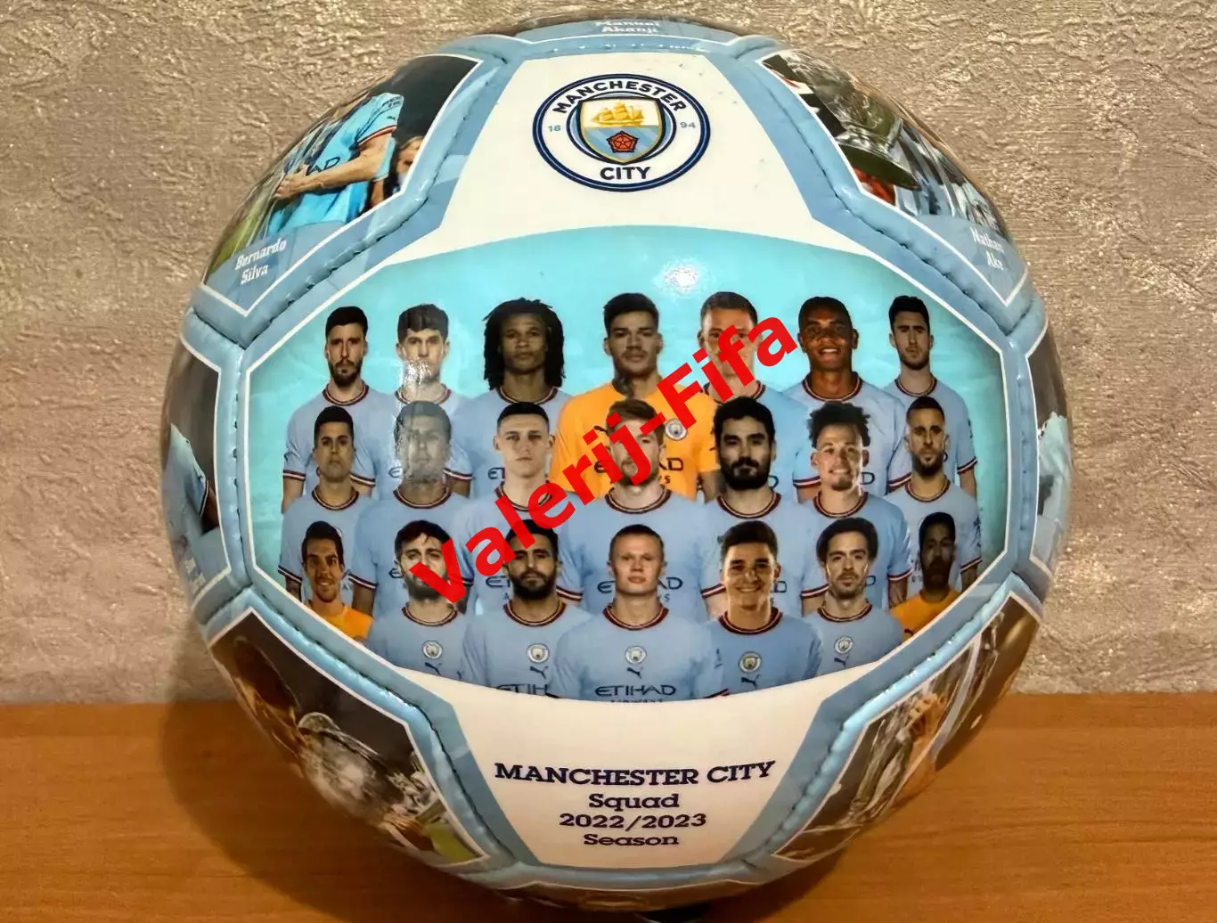 Коллекционный мяч Фк Манчестер Сити 1