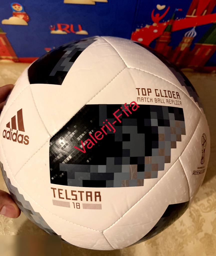 Оригинальный Мяч Adidas Telstar Top Glider (размер 5) Fifa. Чемпионат мира 2018 4