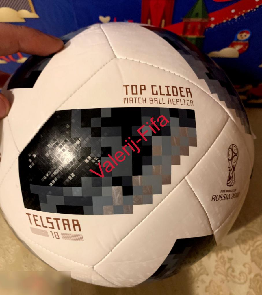 Оригинальный Мяч Adidas Telstar Top Glider (размер 5) Fifa. Чемпионат мира 2018 7